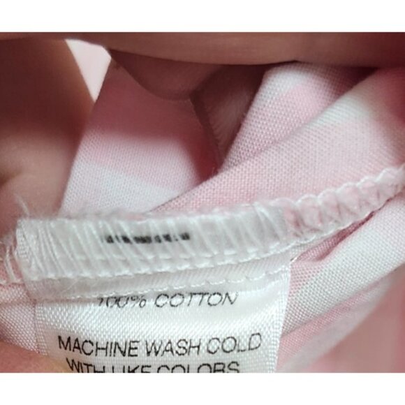 Vineyard Vines Womens Pink Gingham Button Down Shirt Size 12 Long Sleeve Classic - Picture 8 of 12